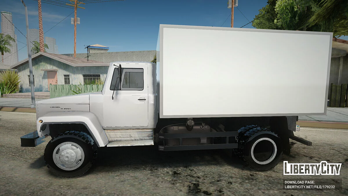 ГАЗ 3309 Будка / GTA San Andreas