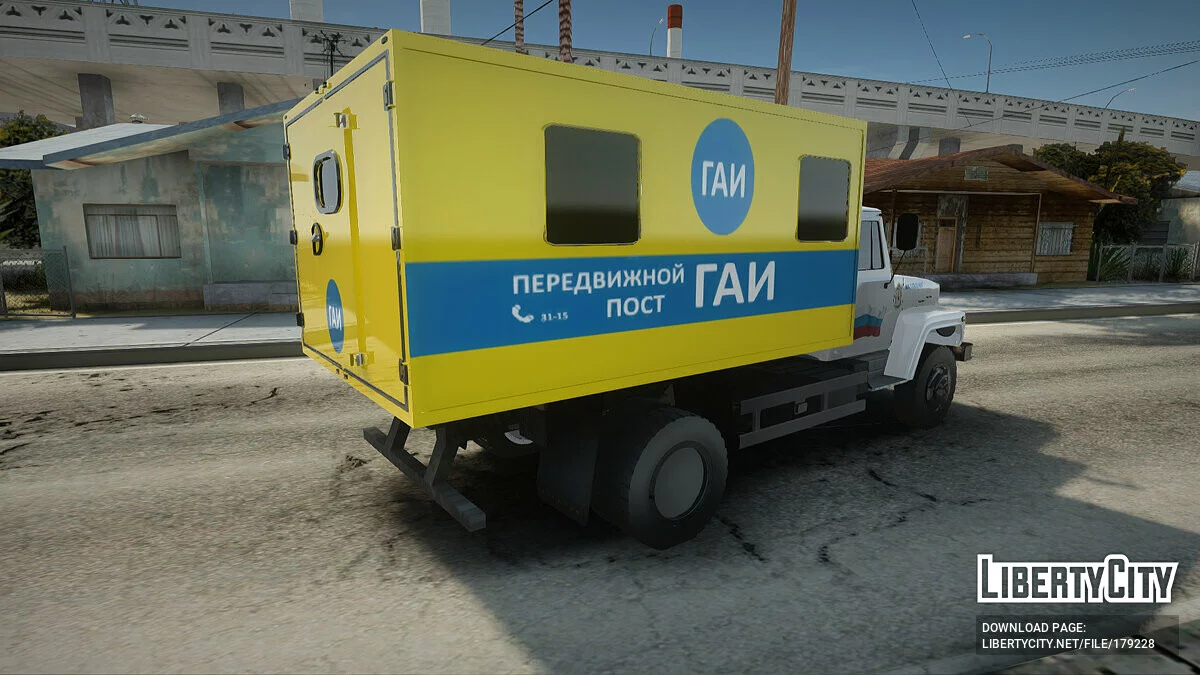 ГАЗ 3309 ГАИ / GTA San Andreas