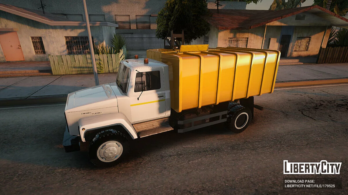 ГАЗ 3309 Мусоровоз / GTA San Andreas