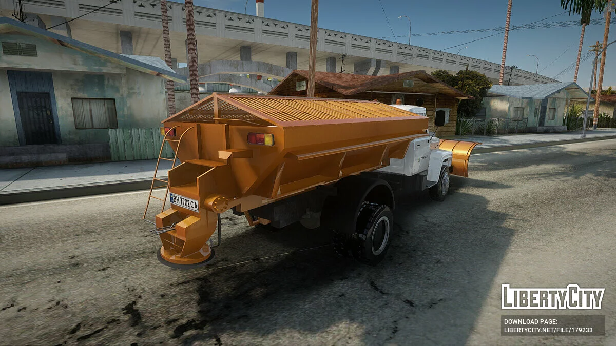 ГАЗ 3309 Снегоуборочный / GTA San Andreas
