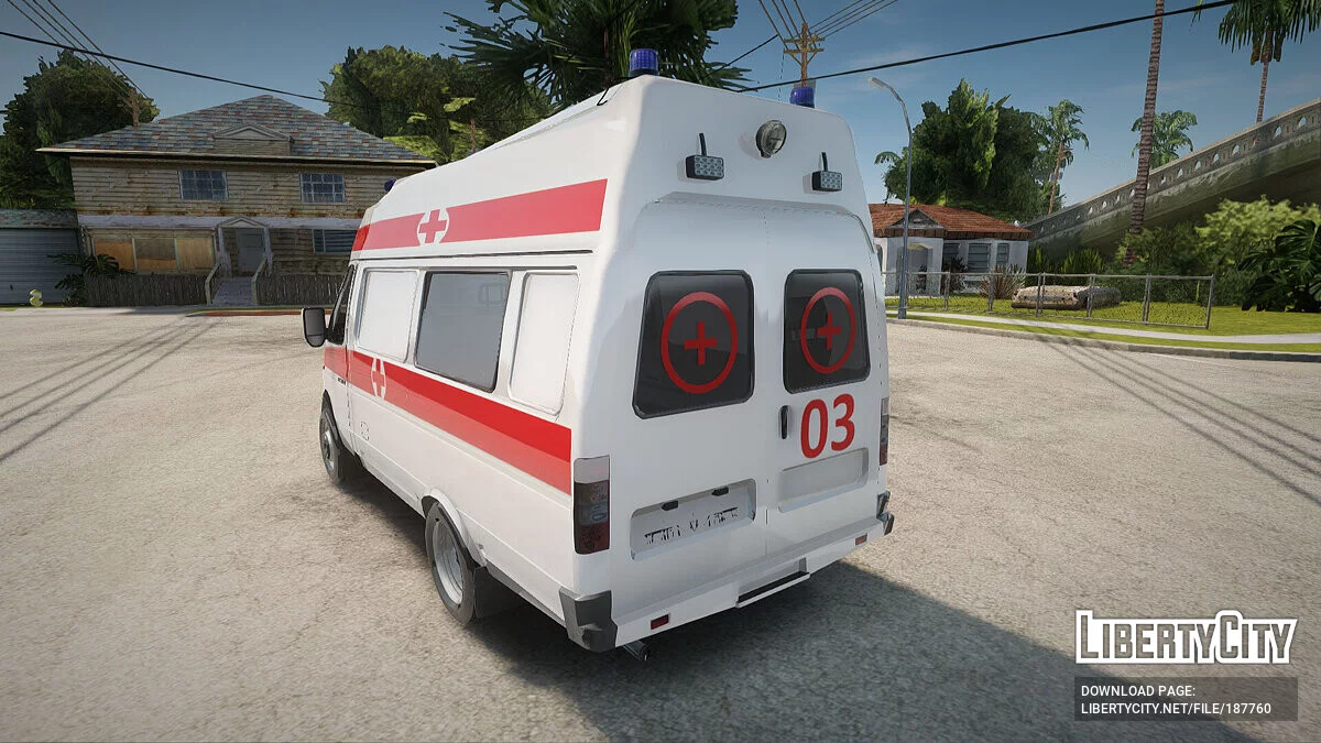 ГАЗель Скорая Помощь / GTA San Andreas