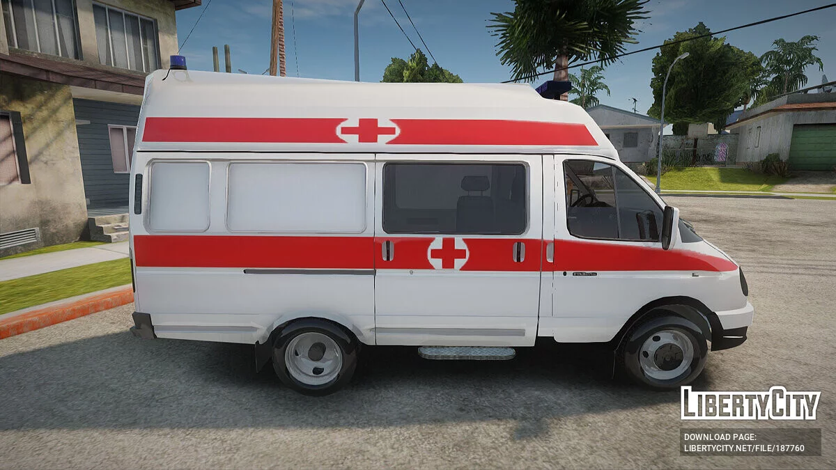 ГАЗель Скорая Помощь / GTA San Andreas
