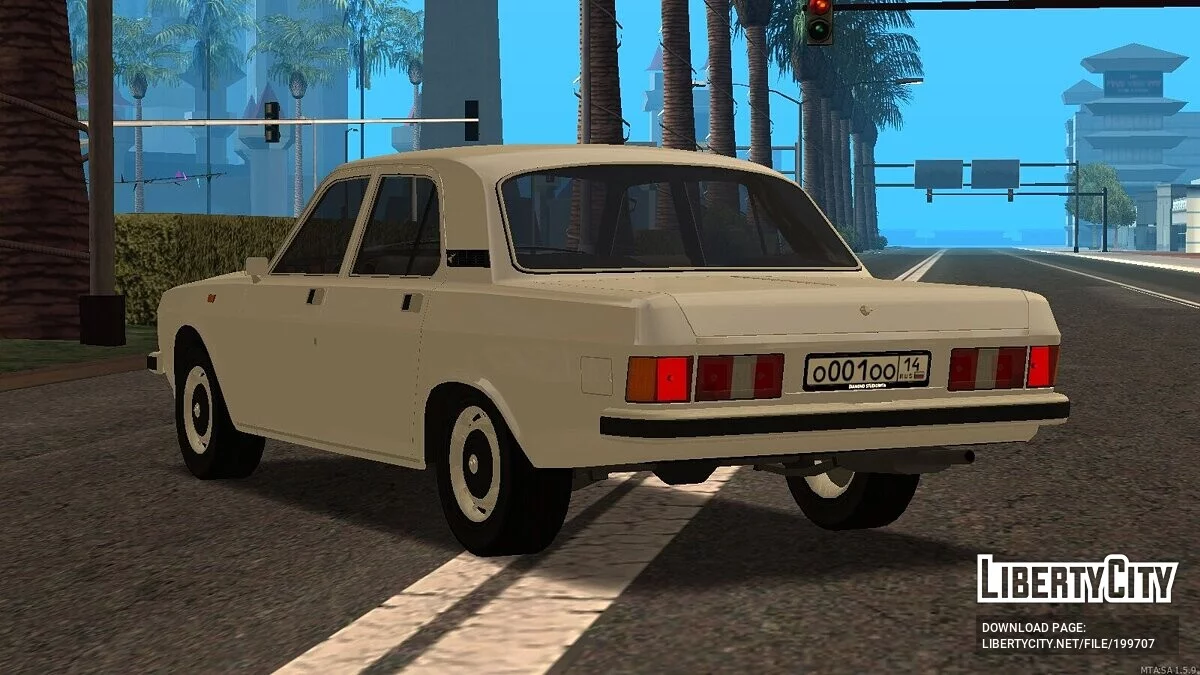 ГАЗ-3102 + CCD / GTA San Andreas