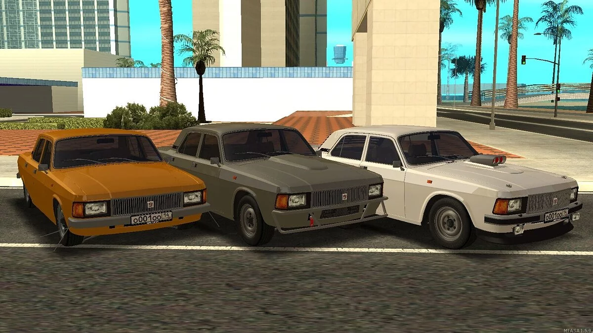 ГАЗ-3102 + CCD / GTA San Andreas