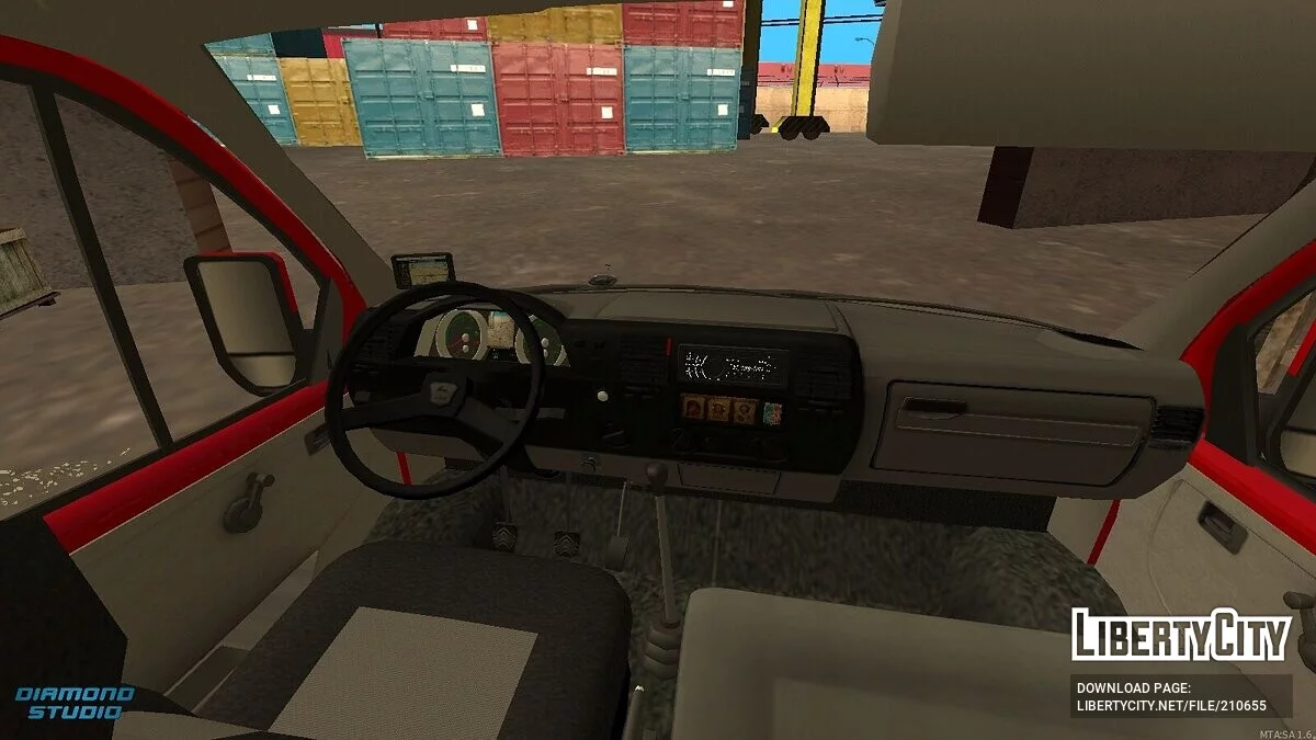 ГАЗ-3302 «ГАЗель Бизнес» + CCD / GTA San Andreas