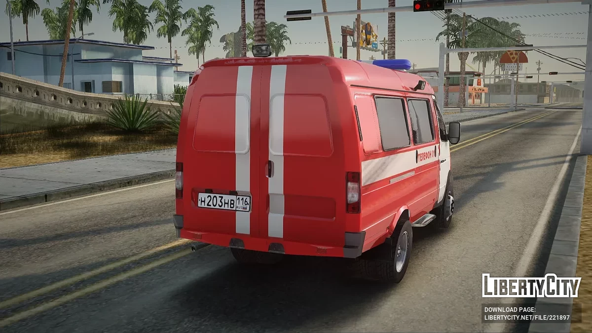 ГАЗель 3215 Автомобиль Штабной (АШ) МЧС России / GTA San Andreas