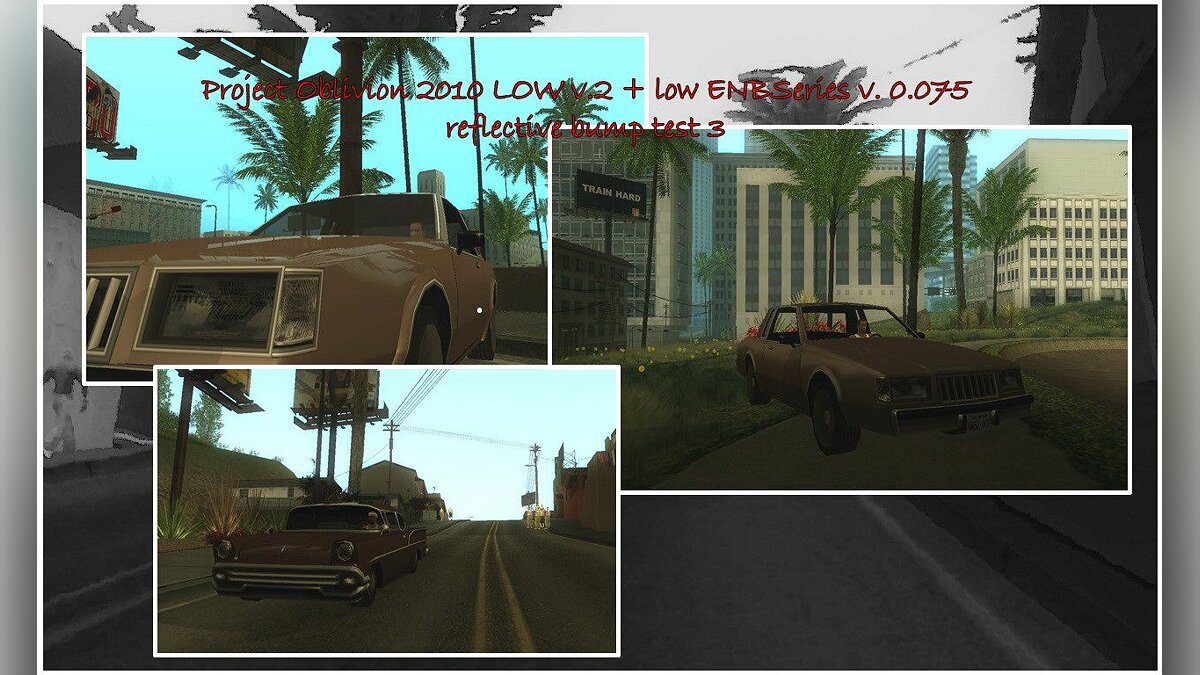 Project Oblivion 2010 Low v.2 + low ENBSeries v. 0.075 reflective bump test 3 для GTA San Andreas - Картинка #1