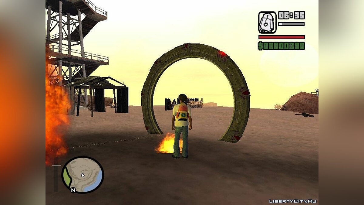 Скачать Stargate Rebelion v. 1.1 для GTA San Andreas