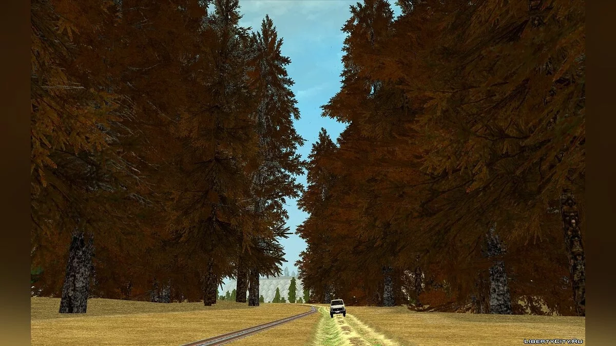 Осенний мод для GTA CR \"Золотая осень\" / GTA San Andreas