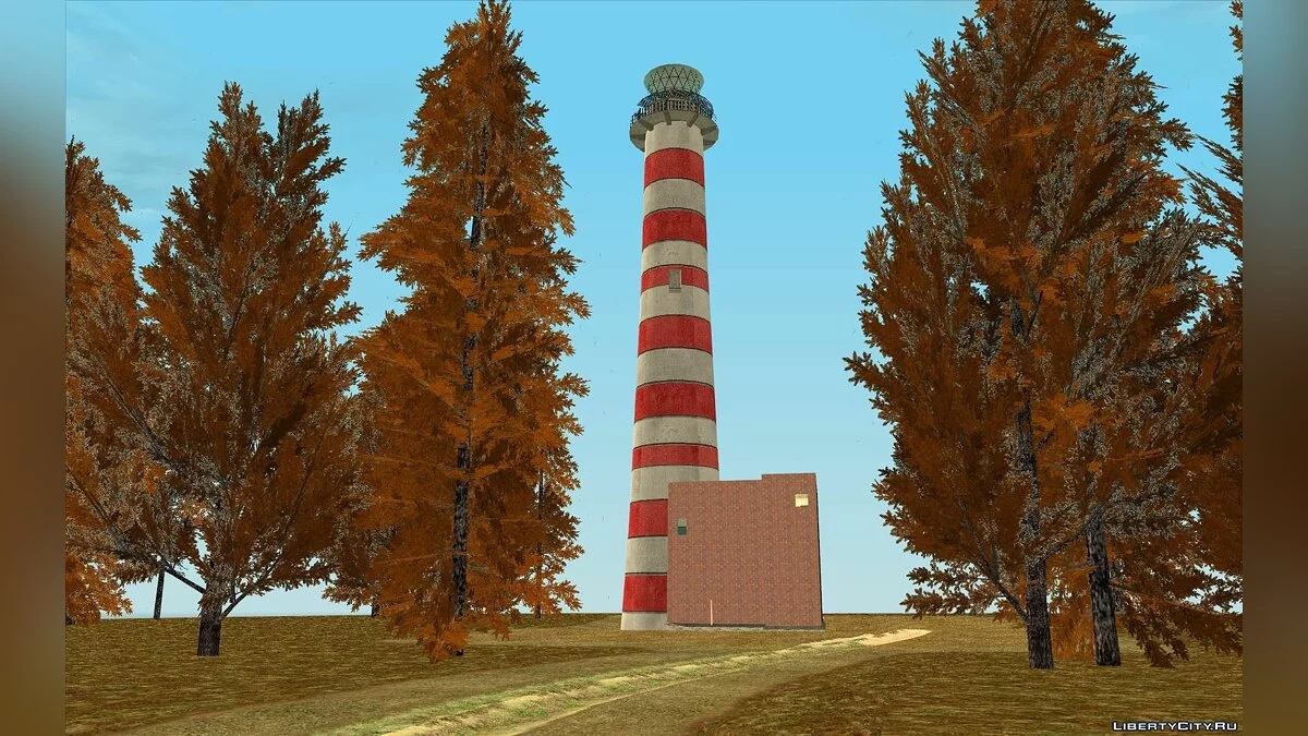 Осенний мод для GTA CR \"Золотая осень\" / GTA San Andreas