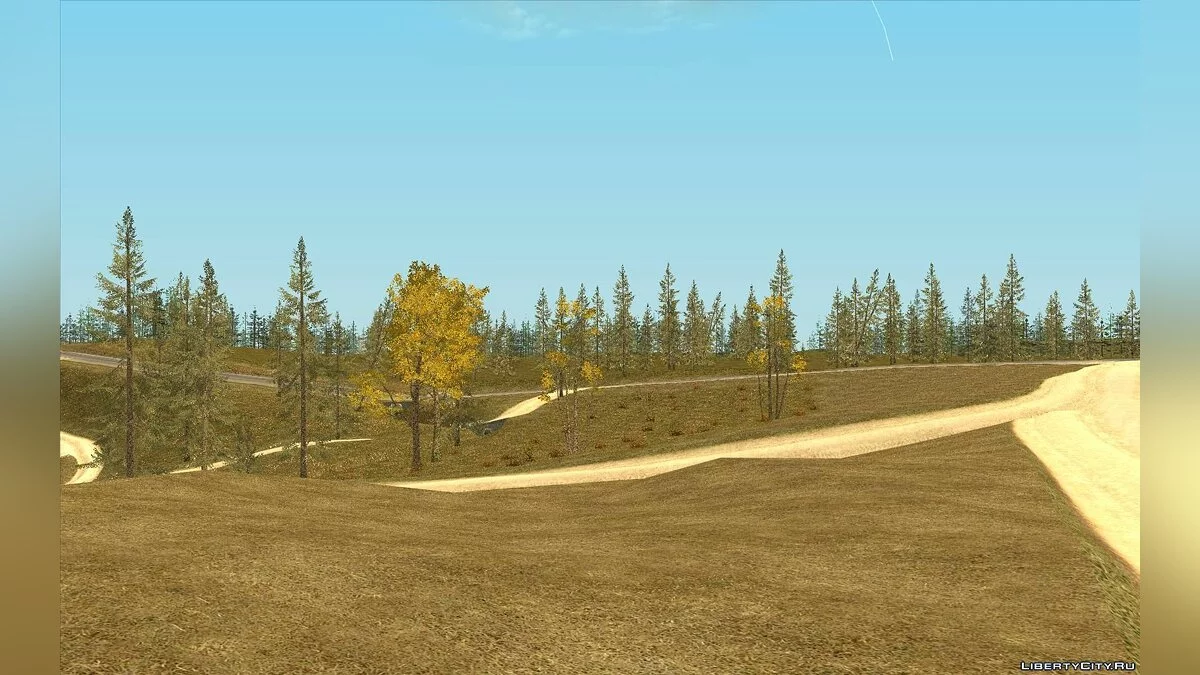 Осенний мод для GTA CR \"Золотая осень\" / GTA San Andreas