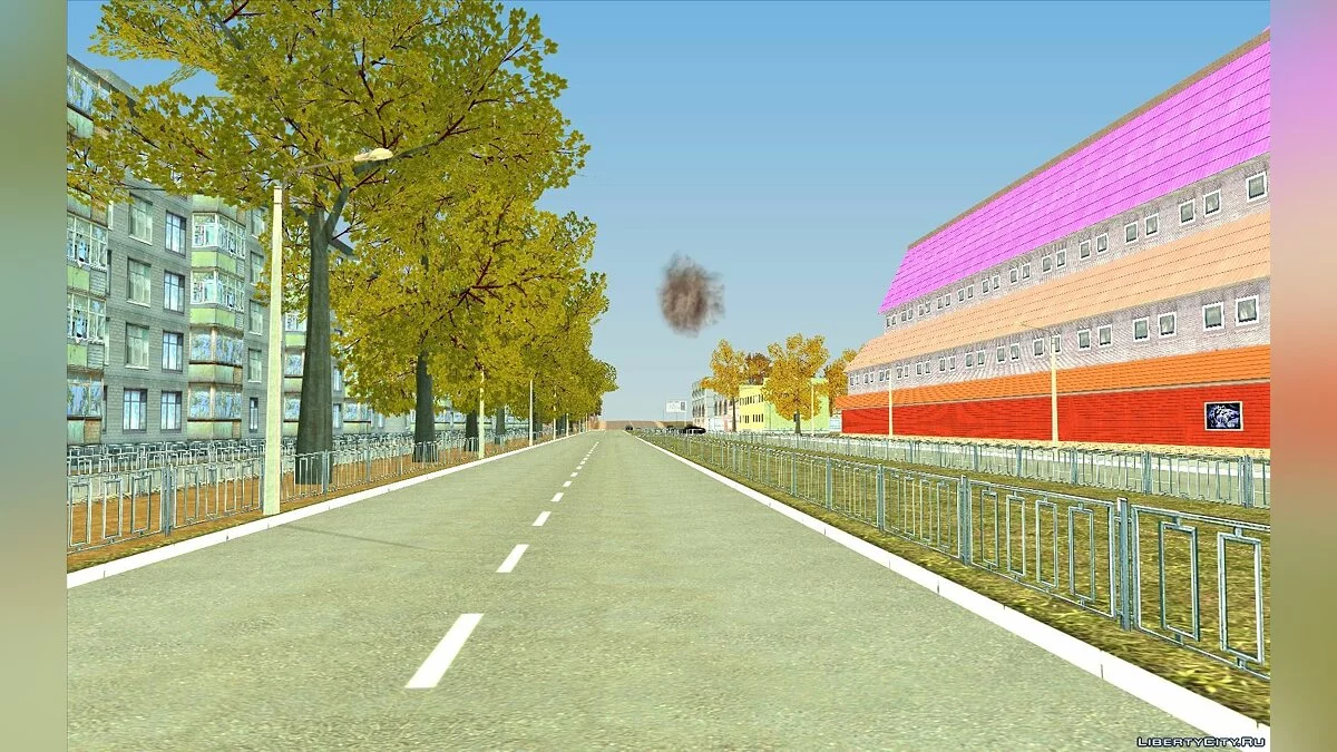 Осенний мод для GTA CR \"Золотая осень\" / GTA San Andreas