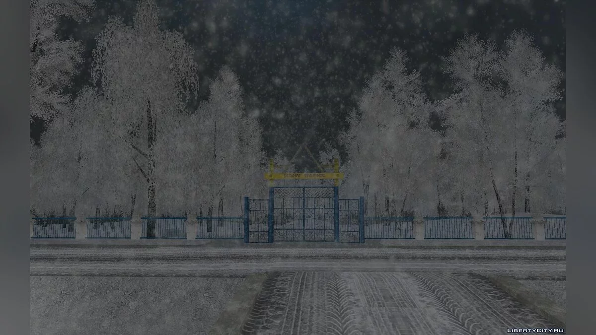 Зимний мод для GTA CR "Зимняя сказка" / GTA San Andreas