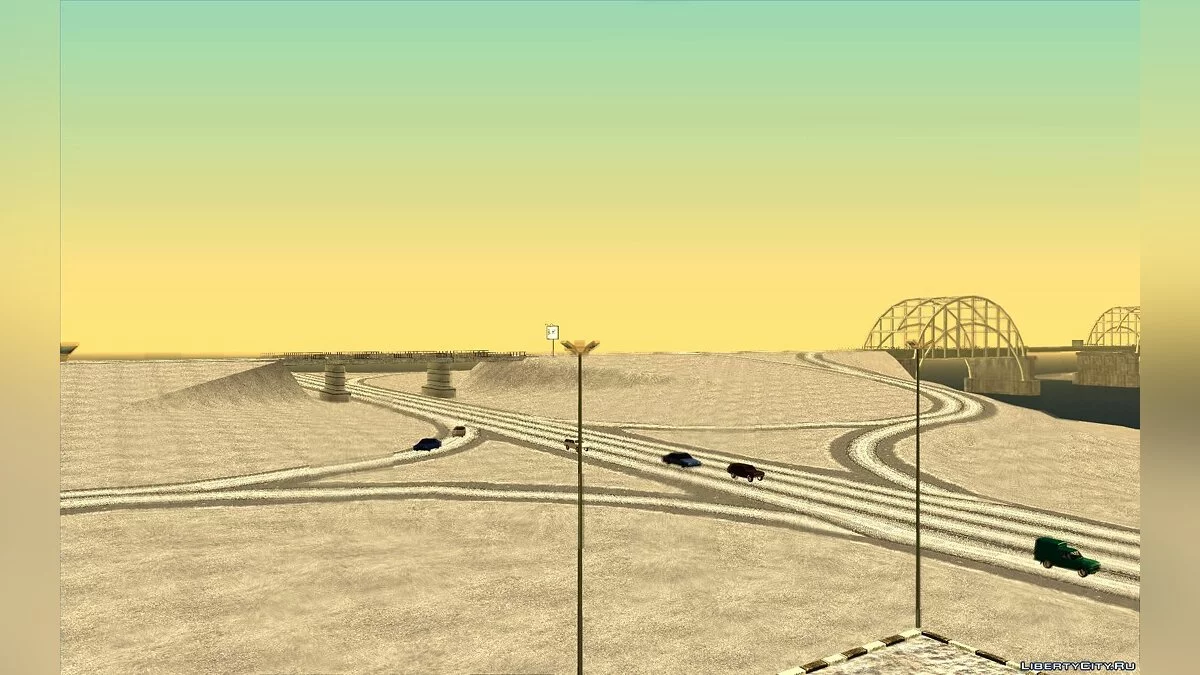 Зимний мод для GTA CR "Зимняя сказка" / GTA San Andreas