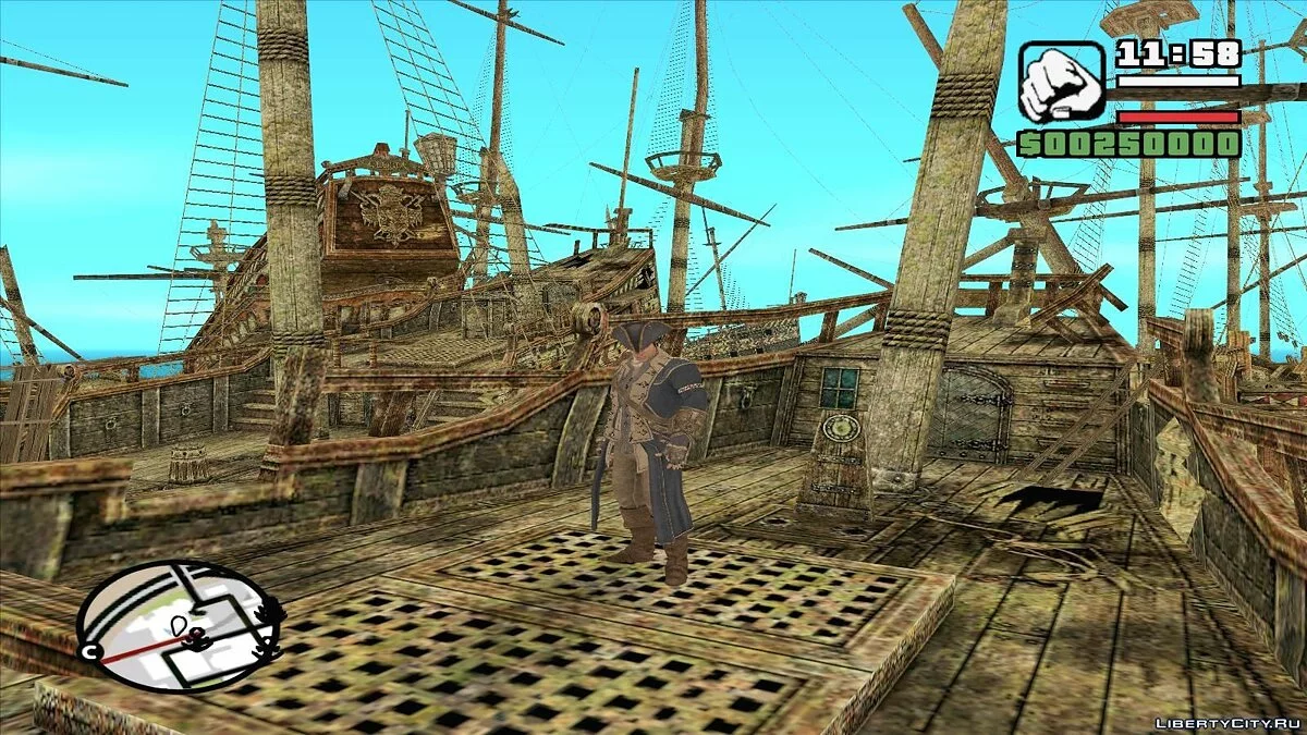 Grand Lord of the Seas : Сorsairs Beta1 Проклятье Ацтеков / GTA San Andreas