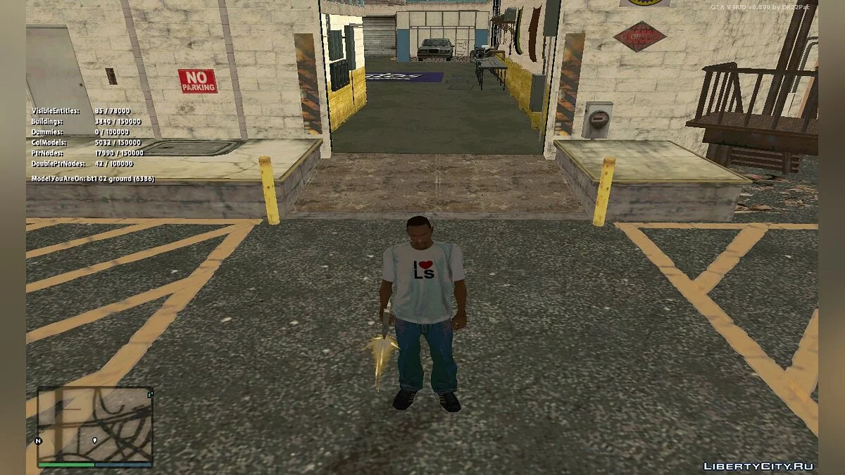 Интерьер Los Santos Customs для V2SA / GTA San Andreas