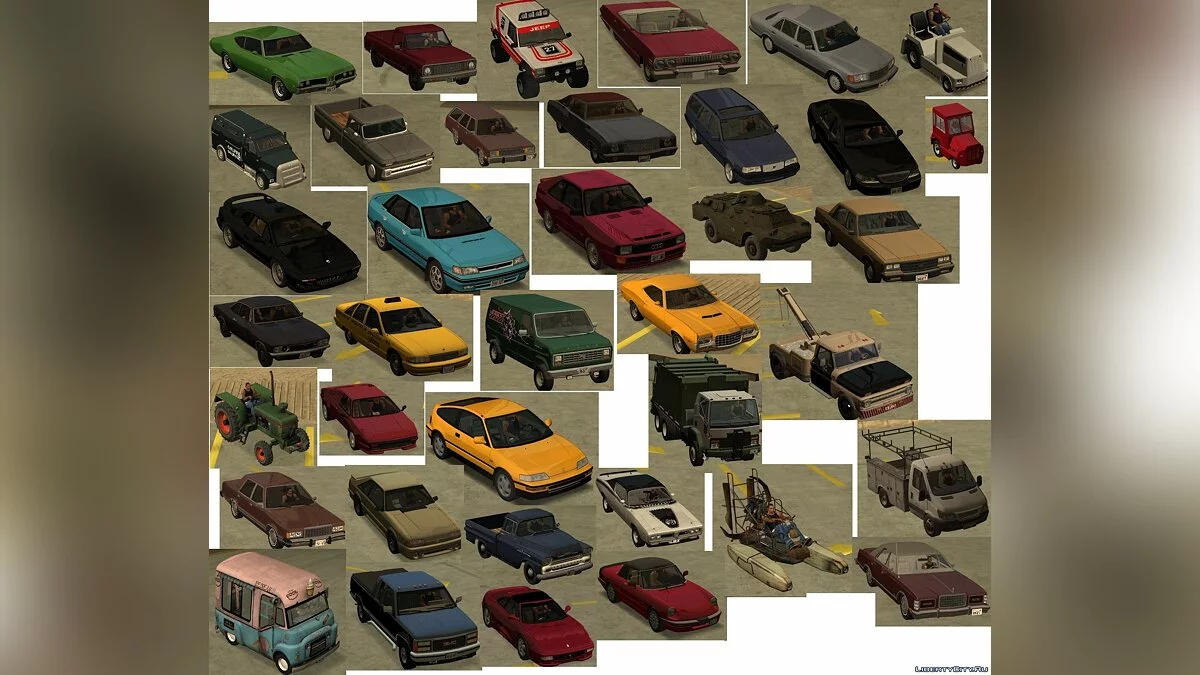 90s Atmosphere Vehicles Pack Reborn (Final) / GTA San Andreas