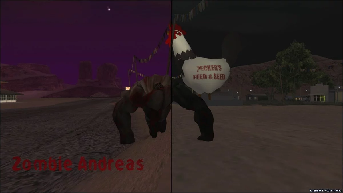 Zombie Andreas 4.0 (Сильно устарело, имеется Complete версия) / GTA San Andreas