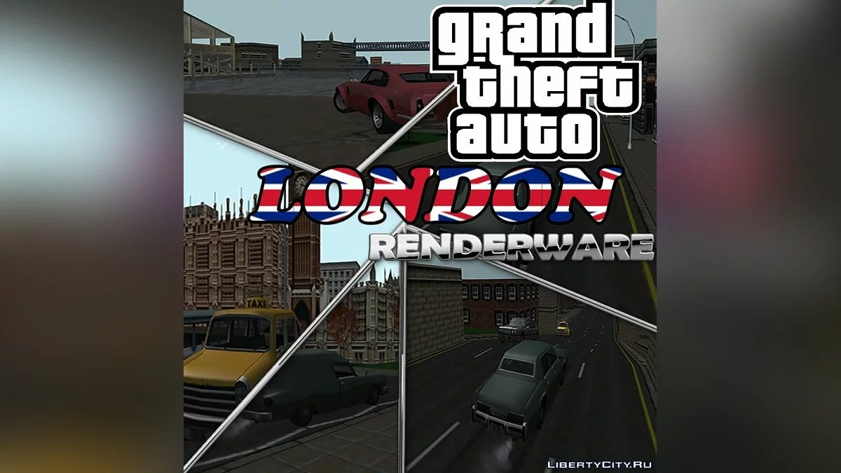 GTA 1 LONDON RENDERWARE / GTA San Andreas