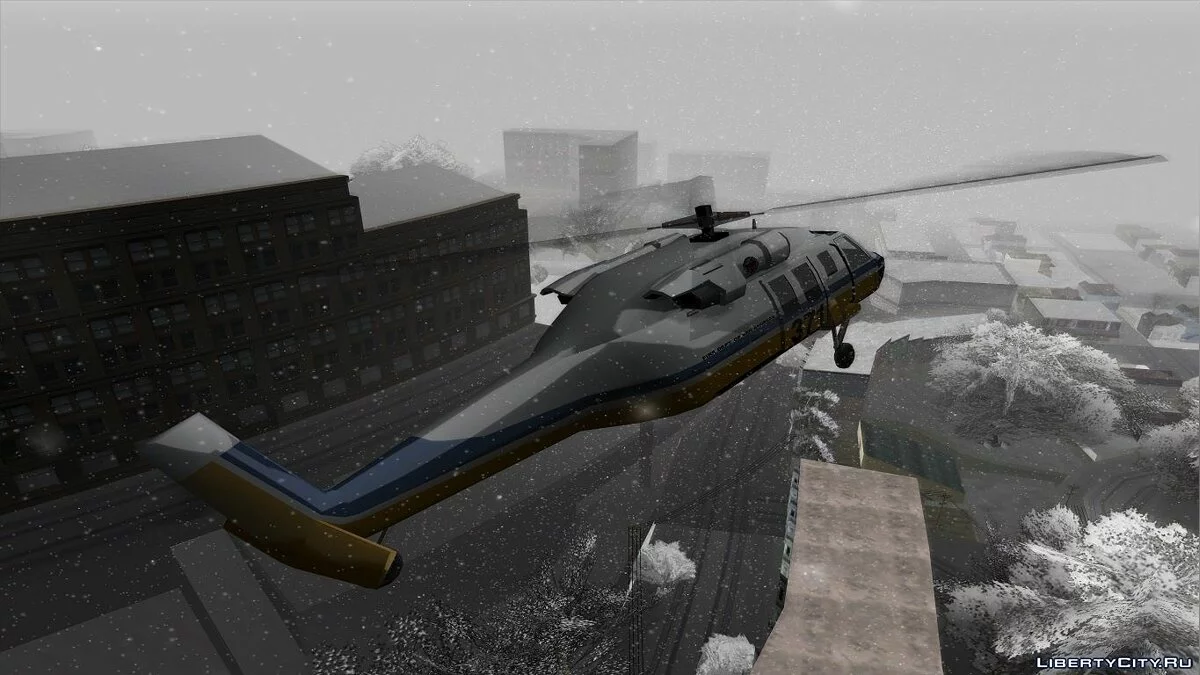 Snow-Andreas v5.0 - Зимний мод для слабых ПК / GTA San Andreas