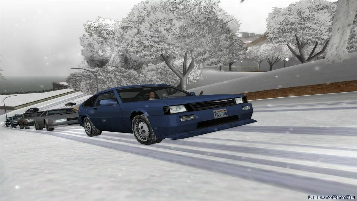 Snow-Andreas v5.0 - Зимний мод для слабых ПК / GTA San Andreas