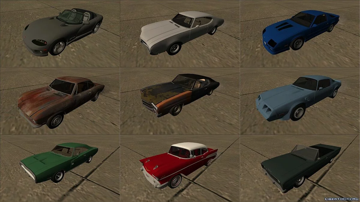 90s Atmosphere Vehicle Pack Reborn 3 (Обновление от 16.04.20) / GTA San Andreas