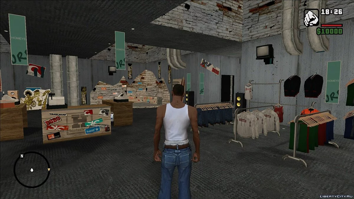 HQ Текстуры интерьеров - Interiors ESRGAN Upscale v0.1 / GTA San Andreas