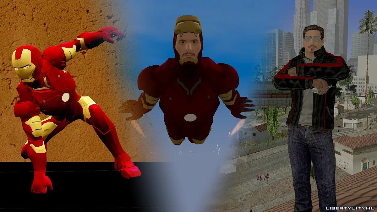 Мод  на Железного человека / GTA San Andreas