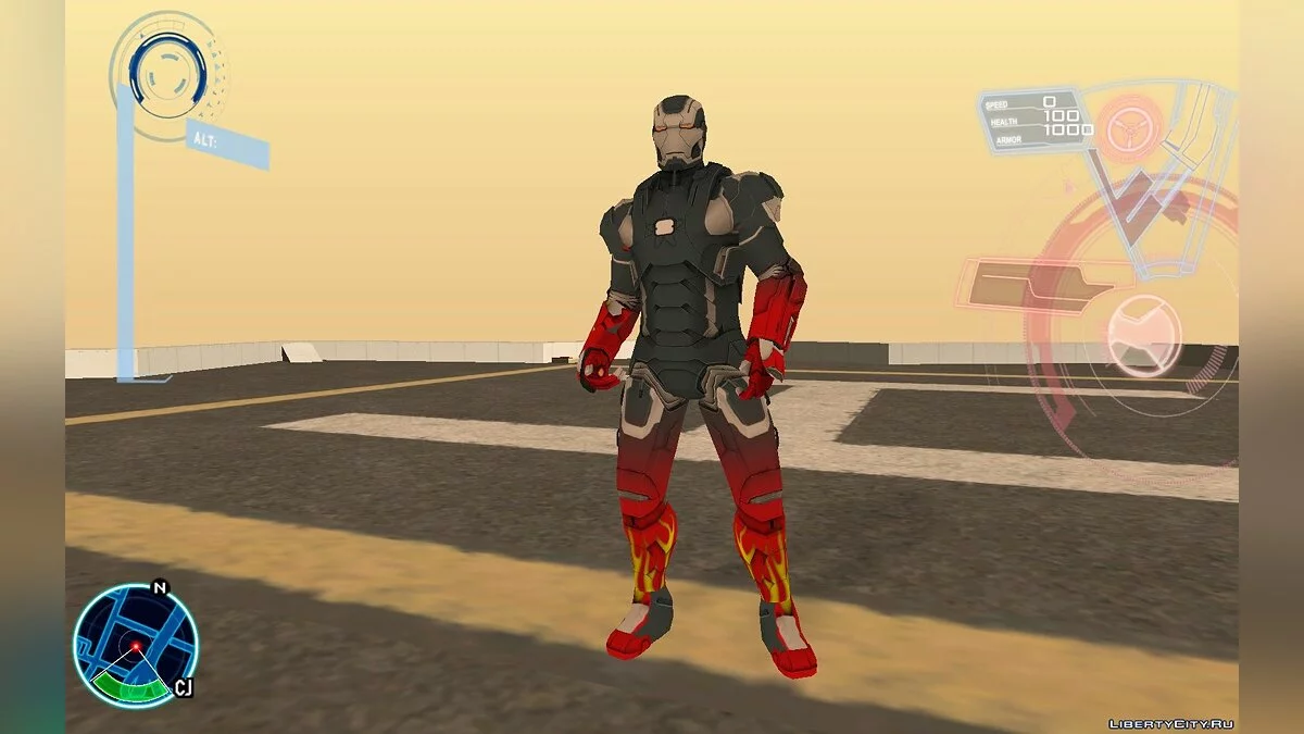 Мод  на Железного человека / GTA San Andreas