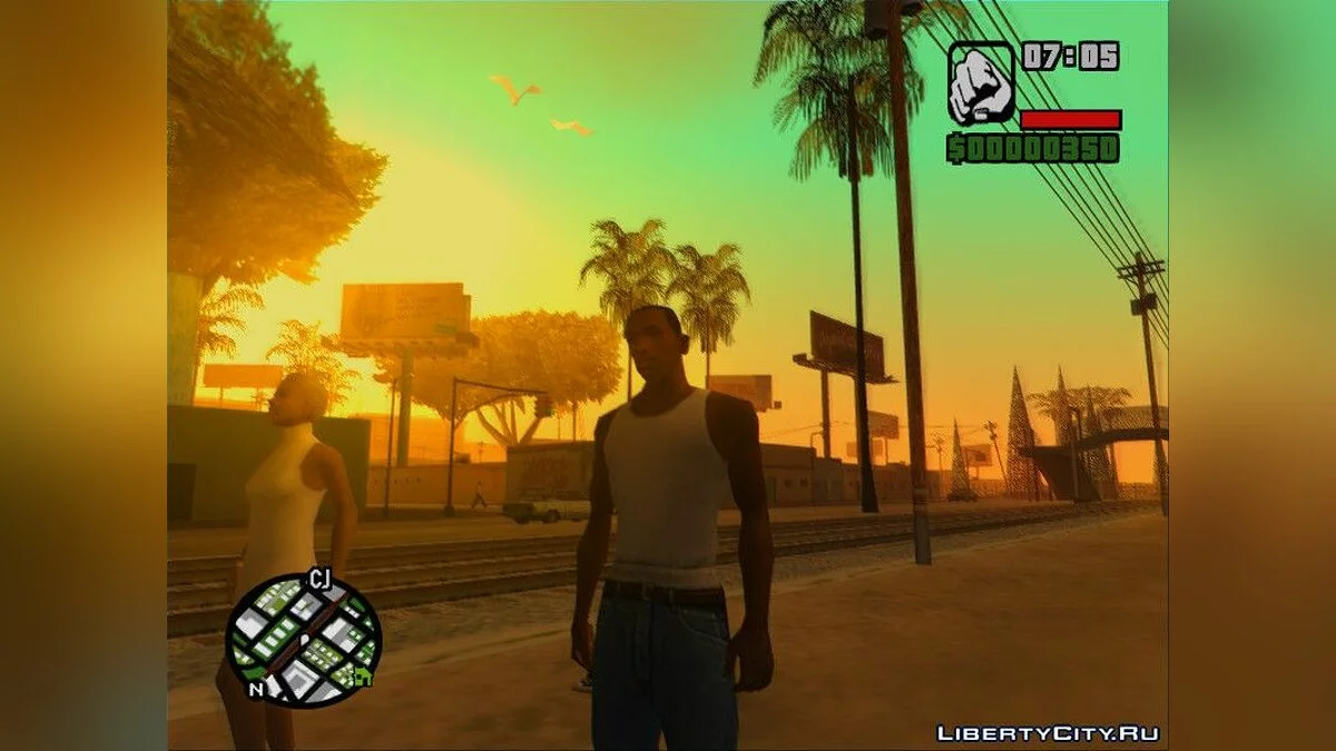 GTA San Andreas PS2 mod (1.0) / GTA San Andreas