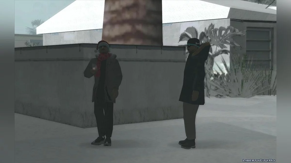 SA Snow Conversion (Обновление от 20.12.20) / GTA San Andreas