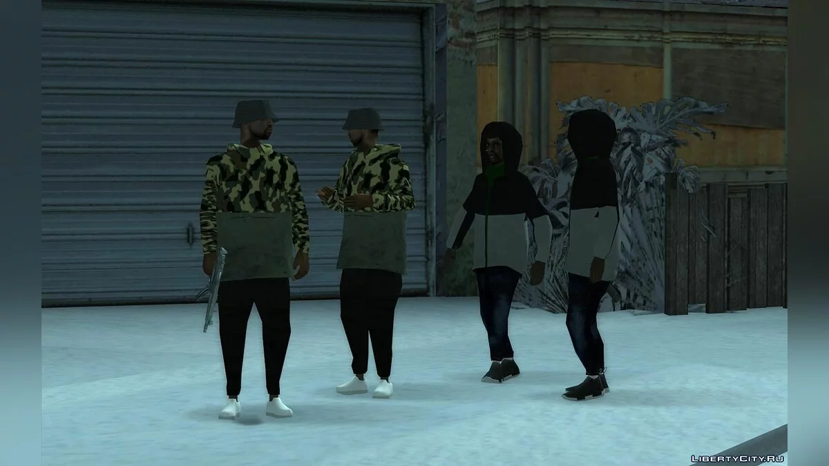 SA Snow Conversion (Обновление от 20.12.20) / GTA San Andreas
