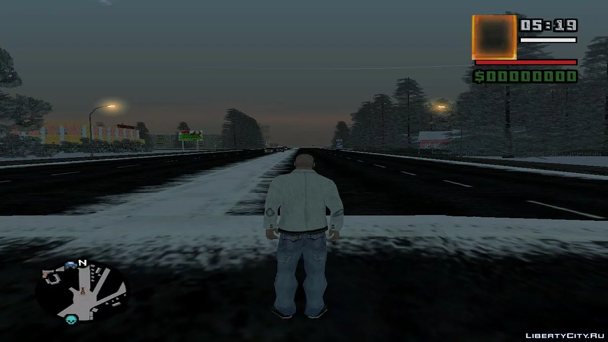 GTA Uzda Winter History 4.0 / GTA San Andreas