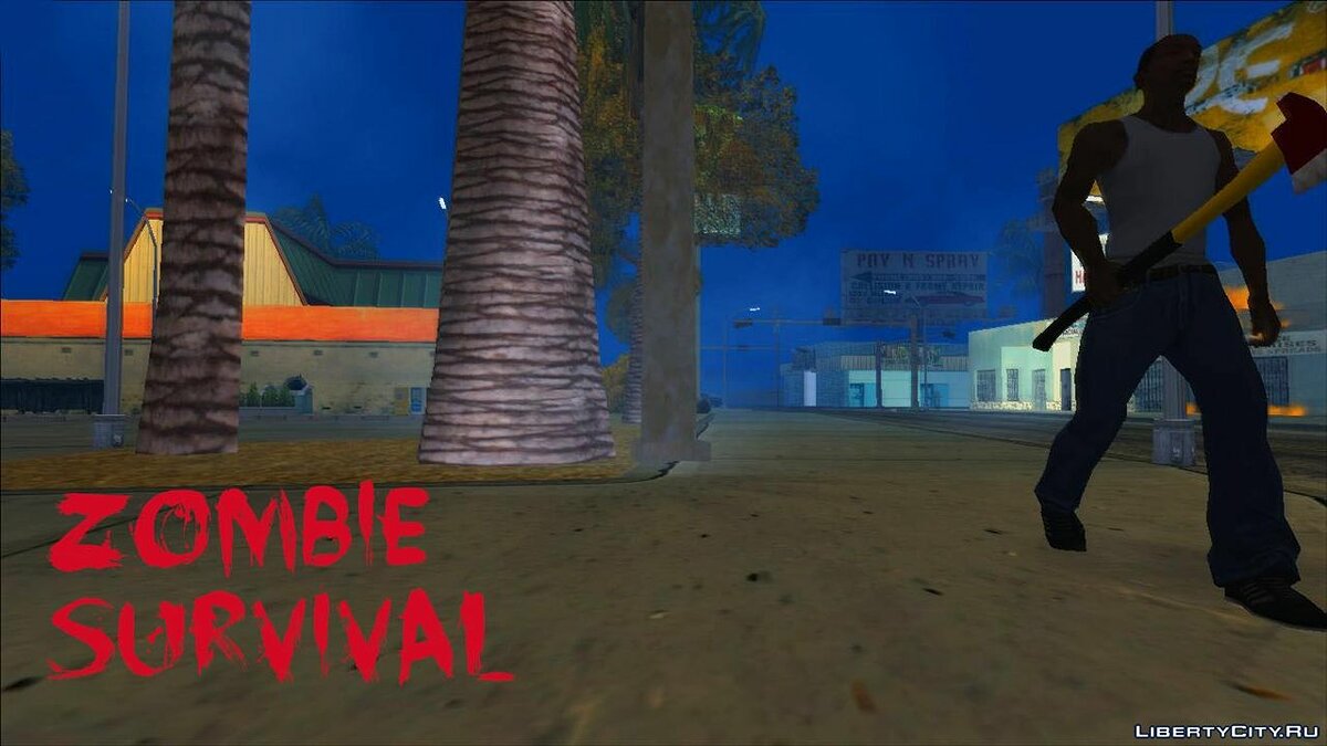 Скачать Zombie Survival Rethink Beta 0.0.1 для GTA San Andreas