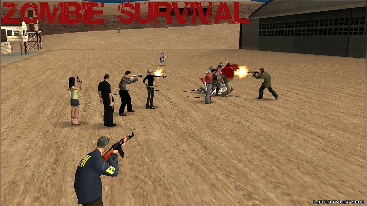 Скачать Zombie Survival Rethink Beta 0.0.1 для GTA San Andreas