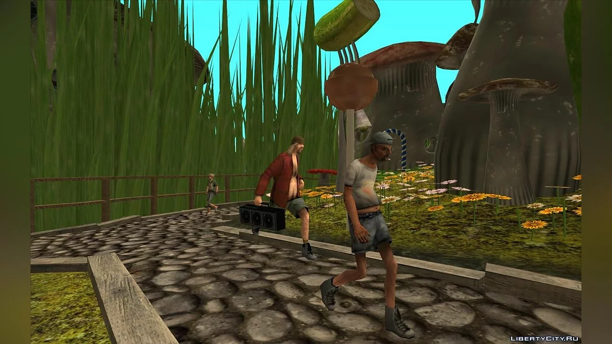 GTA Mushroomia (Поддержка ModLoader) / GTA San Andreas