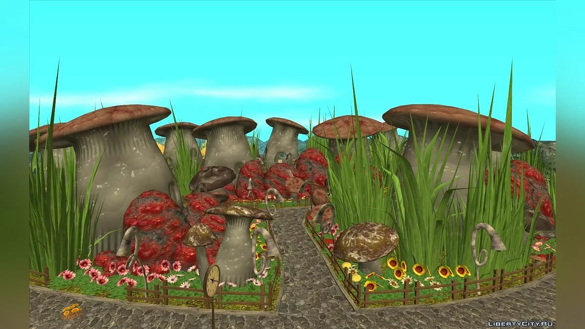 GTA Mushroomia (Поддержка ModLoader) / GTA San Andreas