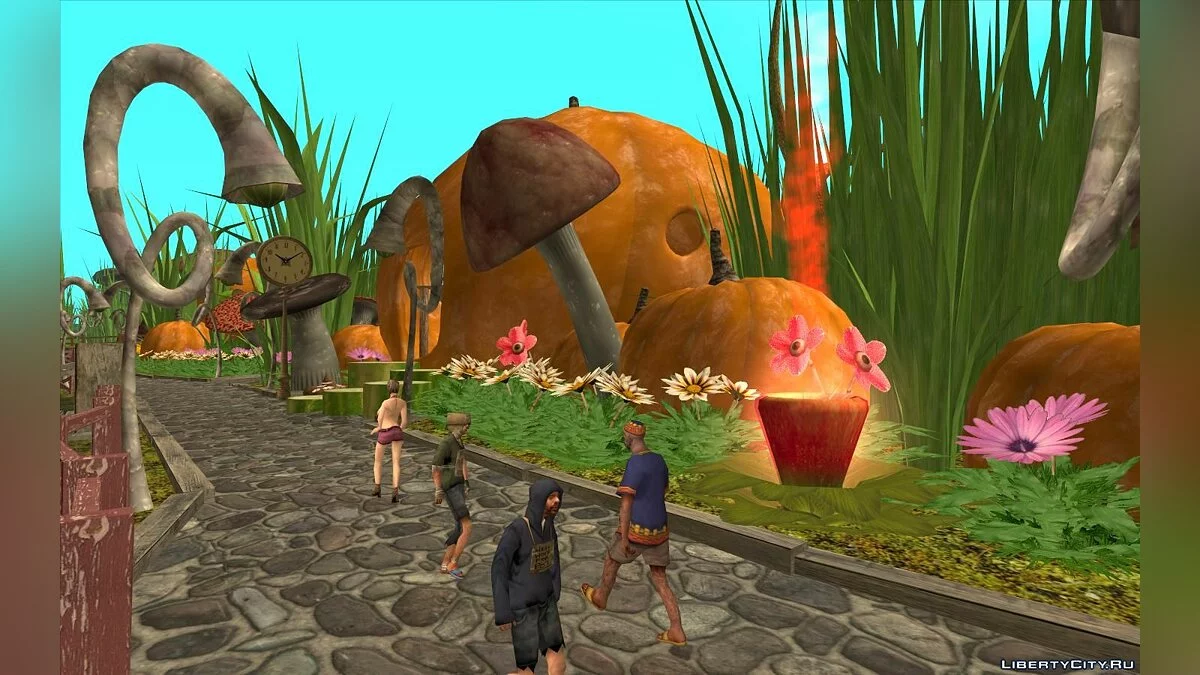 GTA Mushroomia (Поддержка ModLoader) / GTA San Andreas