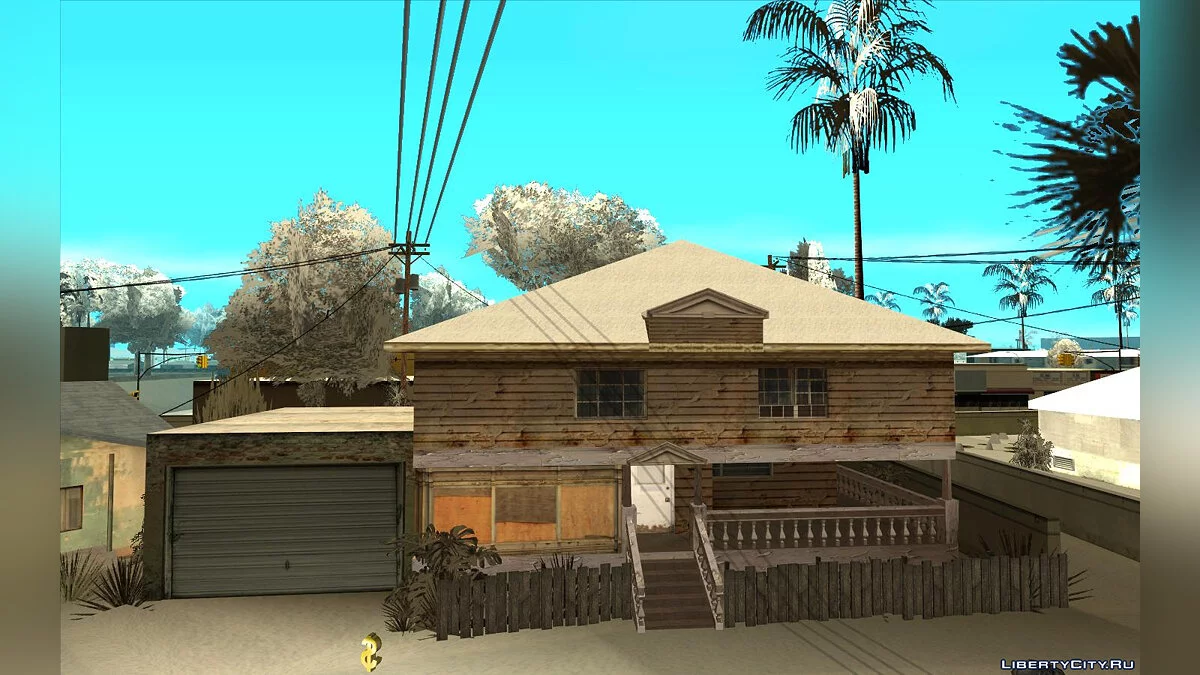 Snow Andreas Reborn - Зимние текстуры для штата / GTA San Andreas