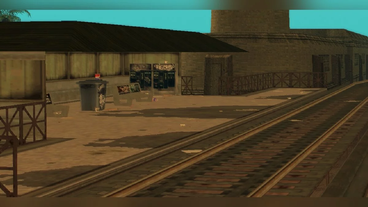 Надземное метро в Лос-Сантосе / GTA San Andreas