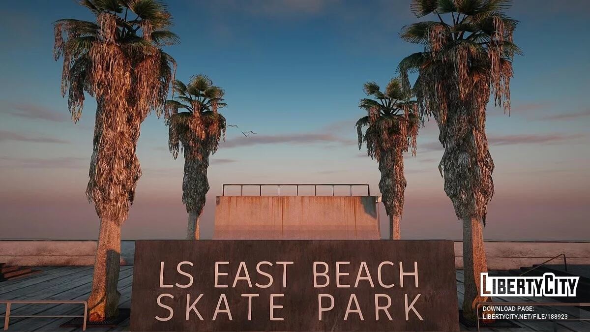 Скейт-парк Восточного пляжа Лос-Сантоса / GTA San Andreas