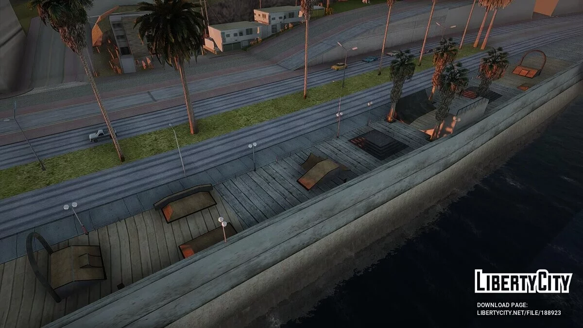 Скейт-парк Восточного пляжа Лос-Сантоса / GTA San Andreas