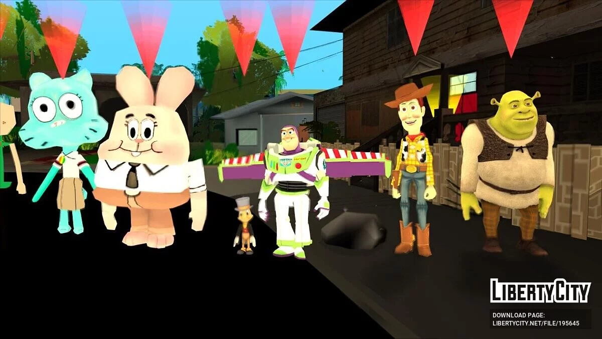 Grand Theft Auto Cartoon - Мультяшная ГТА / GTA San Andreas