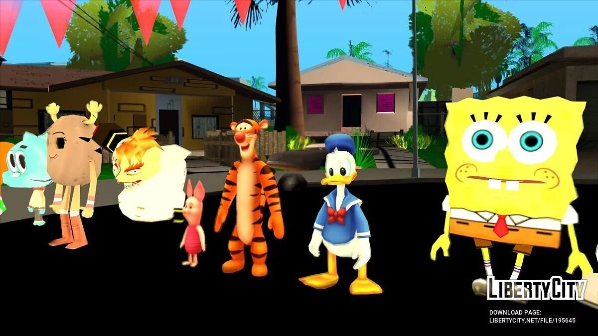 Grand Theft Auto Cartoon - Мультяшная ГТА / GTA San Andreas