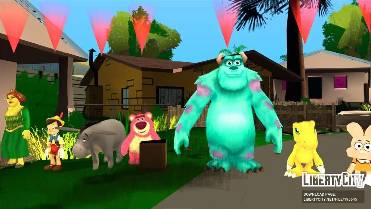 Grand Theft Auto Cartoon - Мультяшная ГТА / GTA San Andreas