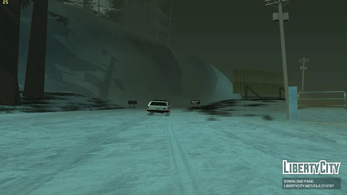 Зима по всему штату / GTA San Andreas