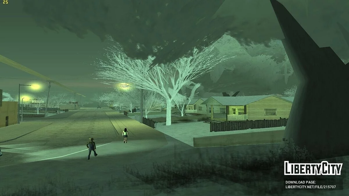 Зима по всему штату / GTA San Andreas