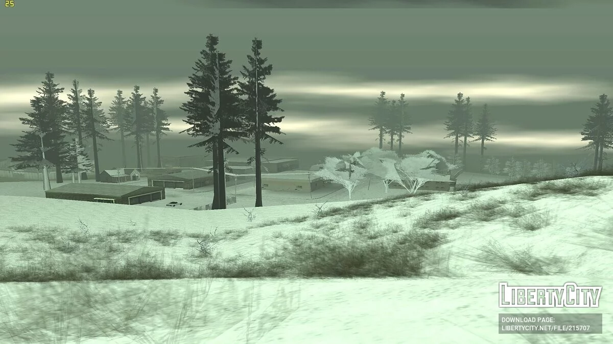 Зима по всему штату / GTA San Andreas