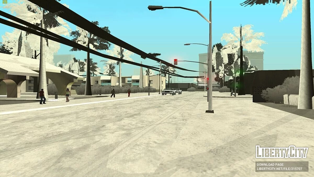Зима по всему штату / GTA San Andreas