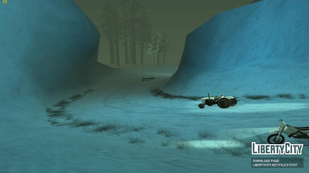 Зима по всему штату / GTA San Andreas